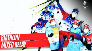 Biathlon  Full Replay  Mixed Relay  Beijing2022 [upl. by Aziul]