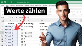 Excel Werte zählen mit ZÄHLENWENN und ANZAHLFunktion mehrere Kriterien nicht leere Zellen [upl. by Abehs369]