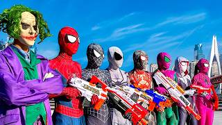 What If 8 SpiderMan Bros In 1 City   SPIDERMANs Story New Season 4  All Action Funny [upl. by Flita]