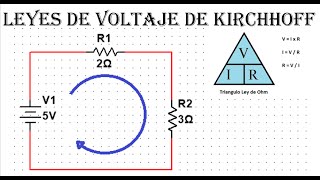 Análisis de mallas  leyes de voltaje de kirchhoff LVK ejercicio 1 [upl. by Avner]