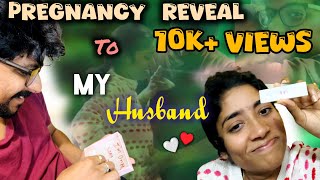 Revealing 1st Pregnancy to my husband  Happy moments  It’s Smitha Vlogs  itssmitha3948 [upl. by Eilrahs]