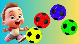 Color Balls amp Sing a Song  Finger Family Nursery Rhymes  Baby amp Kids Songs [upl. by Alvarez853]