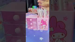 ASMR Sanrio Stationery Organizer  My Melody 🎀 [upl. by Sirad]