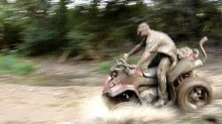 2010 CAN AM RENEGADE 800R 4X4  MUDDIN JUMPS amp WATER WHEELIES in HD [upl. by Lhok]