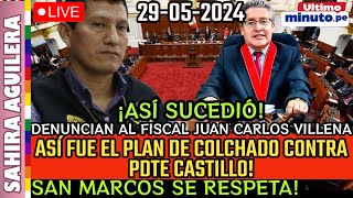 COLCHADO COMETIO DELITO DE CONCUSIÓN Y SEDICIÓNDENUNCIAN AL FN JUAN CARLOS VILLENA CONGRESO ATACA [upl. by Seaver763]