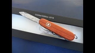 Victorinox Deluxe Tinker Damast Limited Edition 2018 [upl. by Durante472]