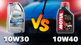 10w30 vs 10w40 Oil – What’s the Difference Which is Better for Your Car [upl. by Ardnikat]