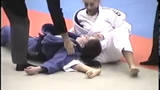 Womens Judo Sankaku Chokeout  Becky Cobb [upl. by Hakilam562]