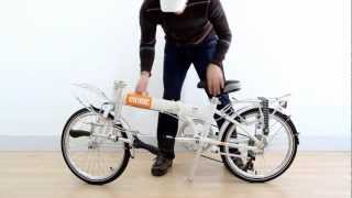 MOBIC Folding Bicycle Folds in 10 Seconds  ClicknLock Technology on Life X7 HD [upl. by Ttej]