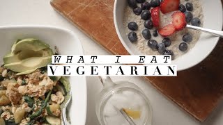 What I Eat In A Day Vegetarian Quick amp Easy Meals [upl. by Marx10]