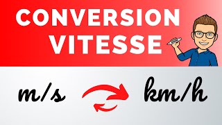 Conversion dune VITESSE  ms ➡️ kmh 💡 Méthode [upl. by Georgina]