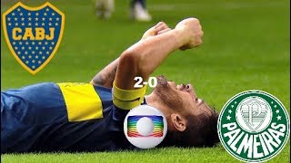 Gols  Boca Juniors 2 x 0 Palmeiras  Libertadores 2018  Globo HD [upl. by Anaitsirk]