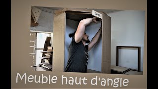 Meuble HAUT dANGLE cuisine [upl. by Donelle]