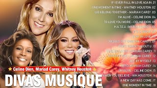 Greatest Hits Playlist ⭐ Best Songs of World Divas  Mariah Carey Celine Dion Whitney Houston [upl. by Lucania]