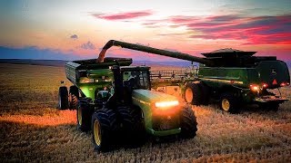 Epic Harvesting Montana Style  Welker Farms Inc [upl. by Lodie]