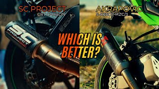 SC Project to Akrapovic for ZX6r  MavMoto [upl. by Adalard]