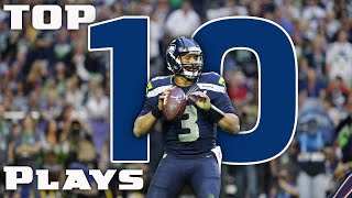 Russell Wilson Top 10 Plays with Seahawks [upl. by Walling431]