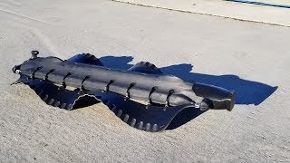 Amphibious Velox robot uses undulating fins to swim and crawl [upl. by Laforge]