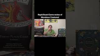 Rapid Board Game Review of Wondrous Creatures [upl. by Earased]