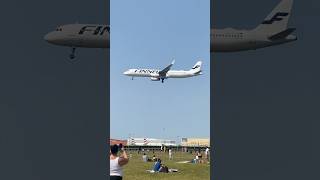 Finnair A321211 arrival from Helsinki over Myrtle Avenue [upl. by Wanids767]