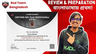 CRTP Exam Preparation amp Guidelines in Bangla  Shuvo Ahmed Sanin  Red Team Bangladesh [upl. by Uyr939]