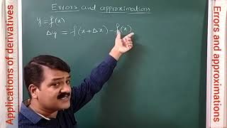 Errors and approximations  Important problems for board exams [upl. by Ally]