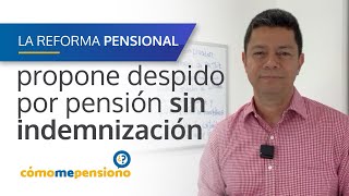 reformapensional propone despido por pensión sin indemnización [upl. by Letnohs525]