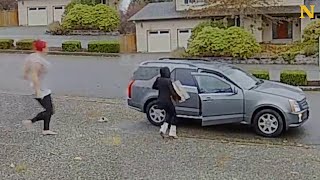 Porch Pirate Learns the Hard Way 😡👏💪🏻 [upl. by Pangaro696]