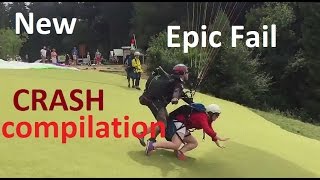 New Epic Crash compilation Fail paragliding [upl. by Aiyekal]