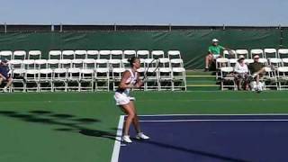 Karolina Sprem Slow Motion Serve [upl. by Eiramik]