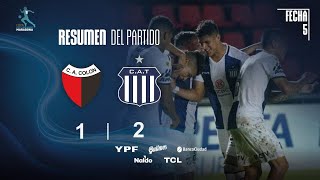 Copa Diego Maradona  Fases  Fecha 5  resumen de Colón  Talleres [upl. by Imaon]