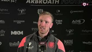 Arbroath 2  1 Cove Rangers  Innes Murray  Post Match Interview [upl. by Autrey348]