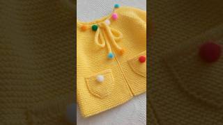 Very attractive hand knitting baby sweater design [upl. by Walls]