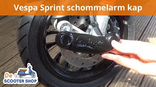 Schommelarmkap monteren op een Vespa SprintPrimavera  Montagevideo  De Scooter Shop [upl. by Lantz]