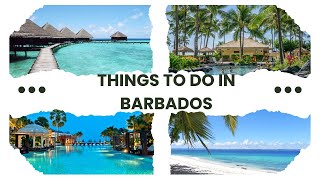 Things To Do In Barbados [upl. by Kory]