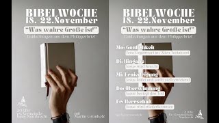 Bibelwoche der Ev Kirchengemeinde Nümbrecht am 18112024 [upl. by Valenka]