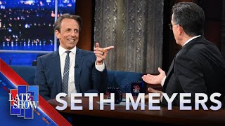 Seth Meyers Reveals How Strike Force Five Surprised Stephen Colbert On His 60th Birthday [upl. by Enrobso]