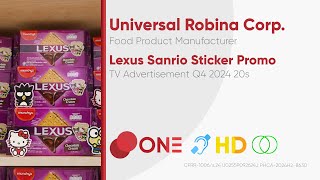 Lexus Sanrio Sticker Promo TV Ad Q4 2024 20s Philippines CCHDST [upl. by Treblah]