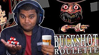 I MADE THE GAME HARDER Taking Pills ▶ Buckshot Roulette [upl. by Vail354]