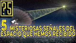 5 Misteriosas Señales de Radio del espacio que hemos recibido Misterios del mundo 2015 [upl. by Anaimad134]