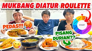 NANGIS GARAGARA DURIAN MUKBANG MAKANAN MAKASSAR DIATUR ROULETTE [upl. by Ahsimik324]