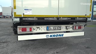 More protection due to new design New KRONE rear underrun guard [upl. by Asirret]