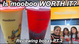 Is Mooboo Bubble Tea WORTH it Reviewing Boba in the UK 2 [upl. by Belldame]