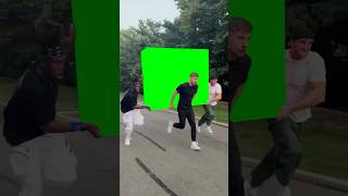 MrBeast Logan Paul and KSI running with the LUNCHLY Box meme  Green Screen [upl. by Niabi]