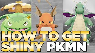 How to Get Shiny Pokemon in Pokemon Lets Go Pikachu amp Eevee [upl. by Iarahs]