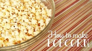 The Domestic Geek How to Make Popcorn WITHOUT a Microwave [upl. by Grew437]