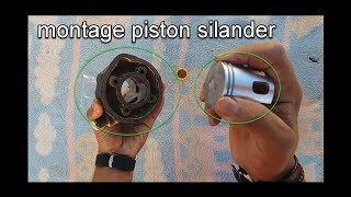 مونتاج swagam ؤ piston لأية Cylindre top noire ديال موتور nitro أمر سهل جداً [upl. by Leopold]