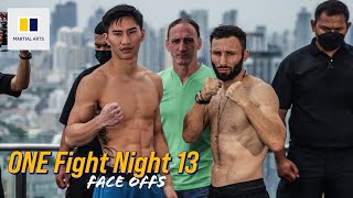 ONE Championship Fight Night 13  Ceremonial Weighins and Face Offs [upl. by Nue]