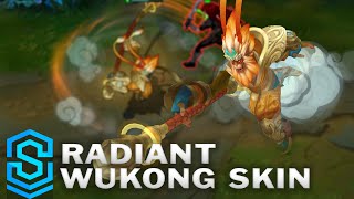 Elderwood Wukong vs Radiant Wukong Skins Comparison League of Legends [upl. by Ardnaiek]