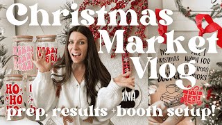 CRAFT FAIR VLOG Booth Setup Market Results  Last Minute Prep🎄 [upl. by Quiteri]